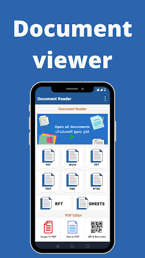 Android application document reader editor screenshort