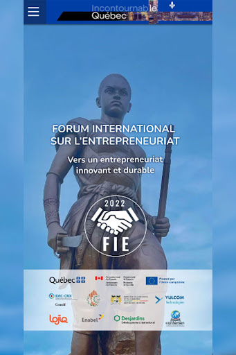 Android application FIE Bénin 2022 screenshort