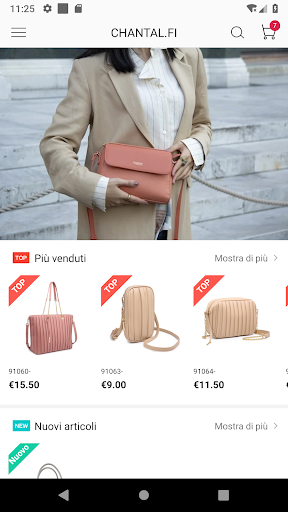 CHANTAL.FI Screen 2