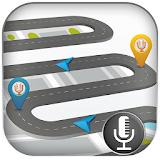Voice GPS Navigation Search : Find Route By Voice icon