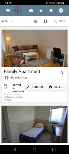 Android application KI Housing screenshort