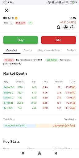 Jyoti Mobile Trade Screen 3