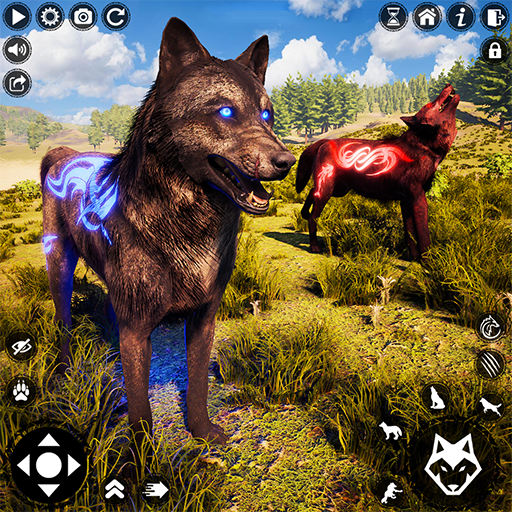 Wolf Simulator Animal Games 3D logo