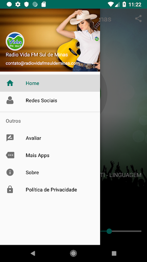Rádio Vida FM Alfenas Screen 3