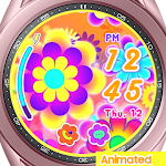Cover Image of Tải xuống Tropical Neon Flower-Watchface  APK