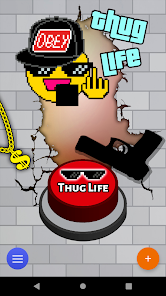 Screenshot 4 Thug Life Botón meme de broma android