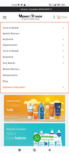 Mondy Shop Screen 3