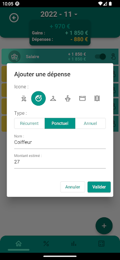 Mon Petit Budget Screen 2