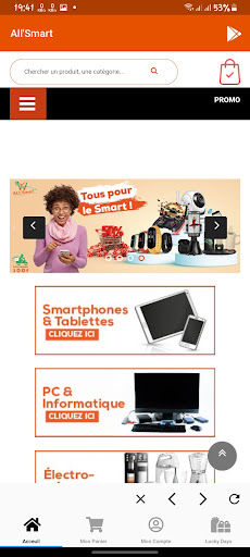 Android application All'Smart Store screenshort