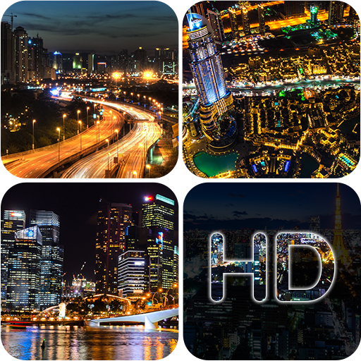 City at night wallpapers 4K ดาวน์โหลดบน Windows