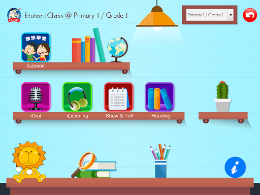 Etutor Learning Screen 2