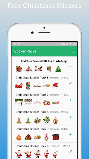 Merry Christmas Stickers 2020