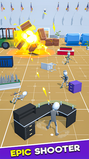 Android application Stickman Agent action game sim screenshort