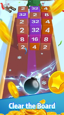 #3. Cube Merge 3D-Match Numbers (Android) By: Jmobile Games
