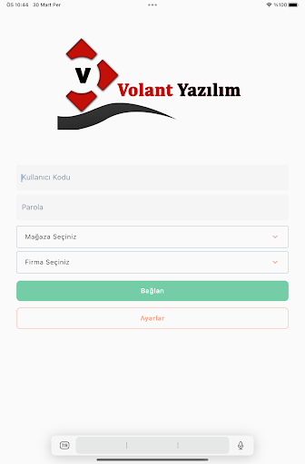 Android application Volant Mağaza Terminal screenshort