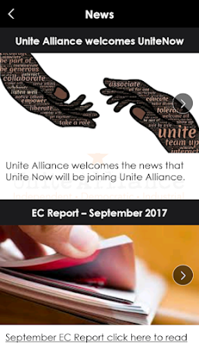 Unite Alliance Screen 3
