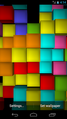 Cube 3D Live Wallpaperのおすすめ画像5