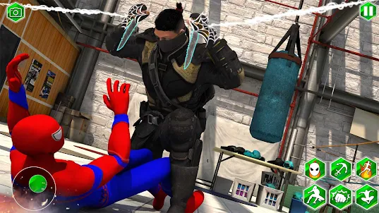 Spider Rope Hero Man Gangster