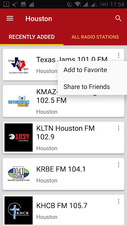 Houston Radio Stations - 7.6.4 - (Android)