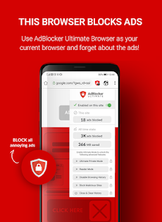 AdBlocker Ultimate Browserのおすすめ画像1