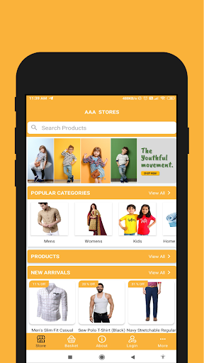 Android application AAA Stores screenshort