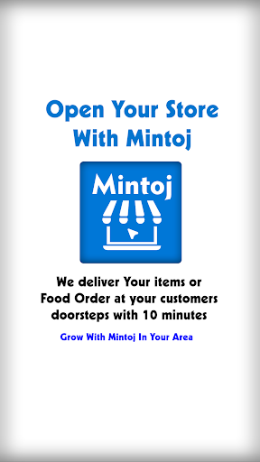 Android application Mintoj Store & Restaurant App screenshort