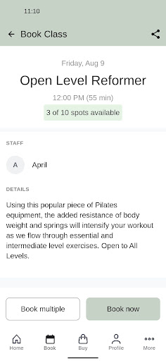 Core Chicago Pilates Screen 3