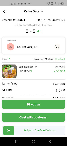 Bún đậu Vi Diệu Shipper Screen 2