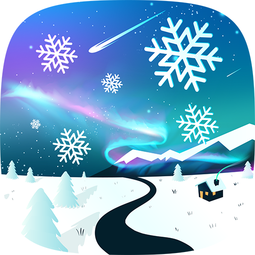 ❄️ Winter Night Snowflakes Liv 1.2s Icon
