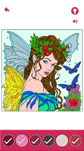 Fairy Coloring By Number Book