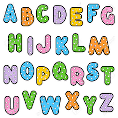 Affiche Apprendre les lettres de l'alphabet A B C D E F G H