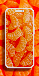 Aesthetic orange wallpaper