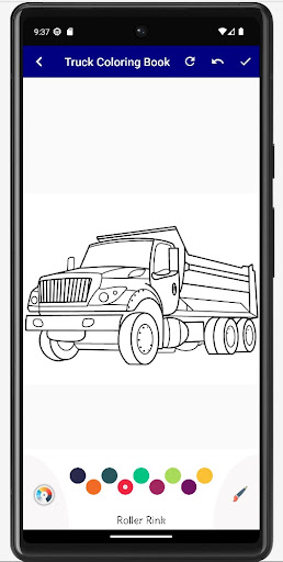 Android application Truck Coloring Book screenshort