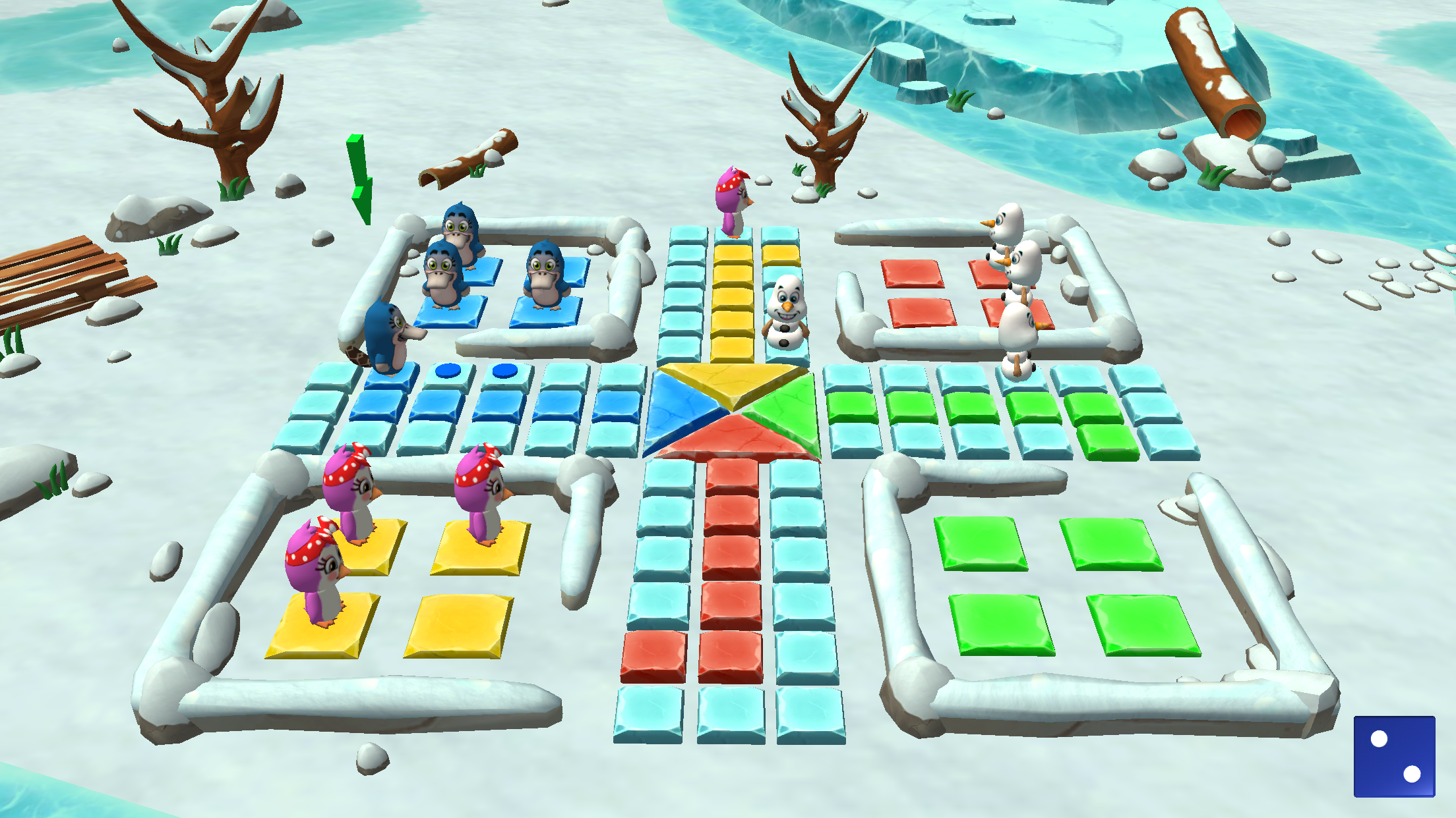 Android application Ludo 3D Multiplayer screenshort