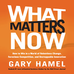 Obraz ikony: What Matters Now: How to Win in a World of Relentless Change, Ferocious Competition, and Unstoppable Innovation
