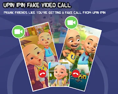 Upin ipin Fake Video Call