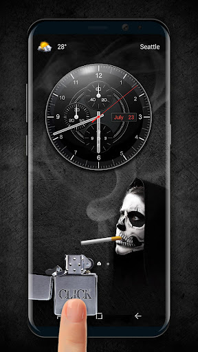Cigarette Smoking Lock Screen Screen 2