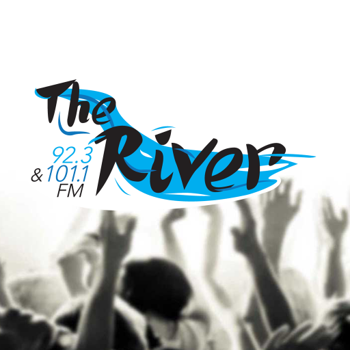 92.3 & 101.1 The River logo