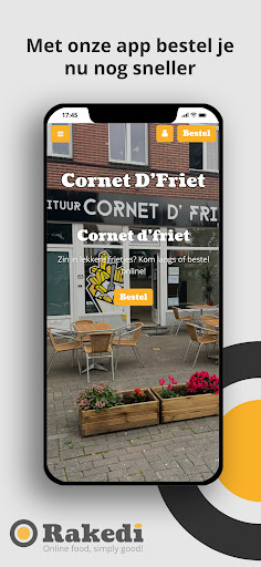 Android application Cornet D'Friet screenshort