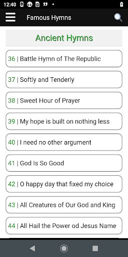 Modern & Ancient hymns offline Screenshot 2 - AppWisp.com