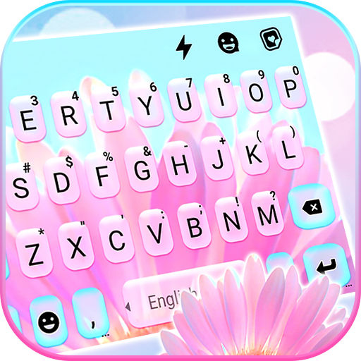 Pink Pedals Keyboard Theme logo