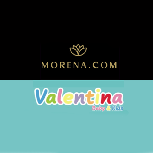 Morena.com & Valentina baby logo