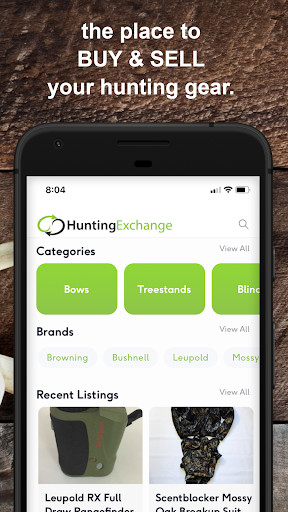 Android application Hunting Exchange screenshort
