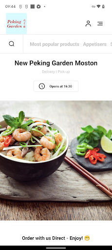Android application New Peking Garden Moston screenshort