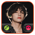 Cover Image of 下载 BTS V Kim Taehyung calling !fakecall and wallapper 2.0 APK