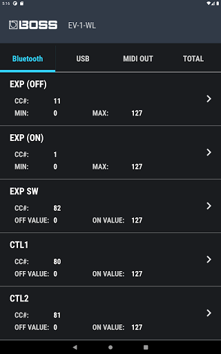 Screenshot of EV-1-WL Editor