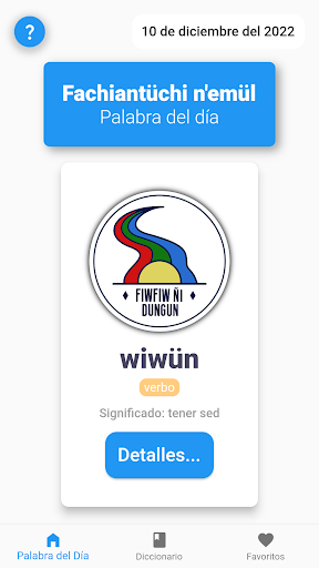 Android application Mapudungun Nemülkawe screenshort