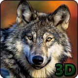 Wild Wolf Sim City Attack 3D icon