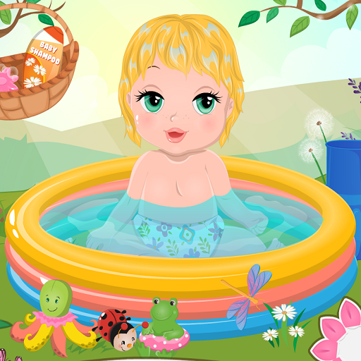baby shower game - daycare logo