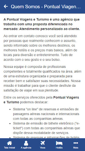 Pontual Viagens e Turismo Screen 2